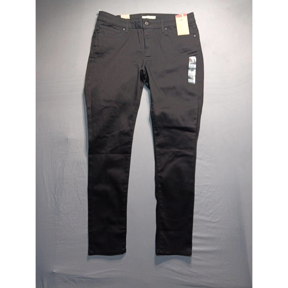 NWT Levi's Women's 711 Skinny Jeans Pants, -soft black Size 33x32